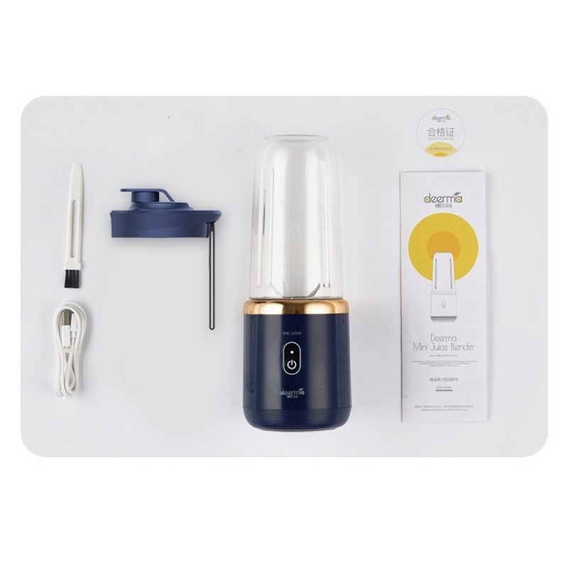Máy Xay Sinh Tố Cầm Tay Đa Năng -Máy Xay Hoa Quả Mini Sạc Pin Tích Điện -Nhỏ Gọn Tiện Lợi