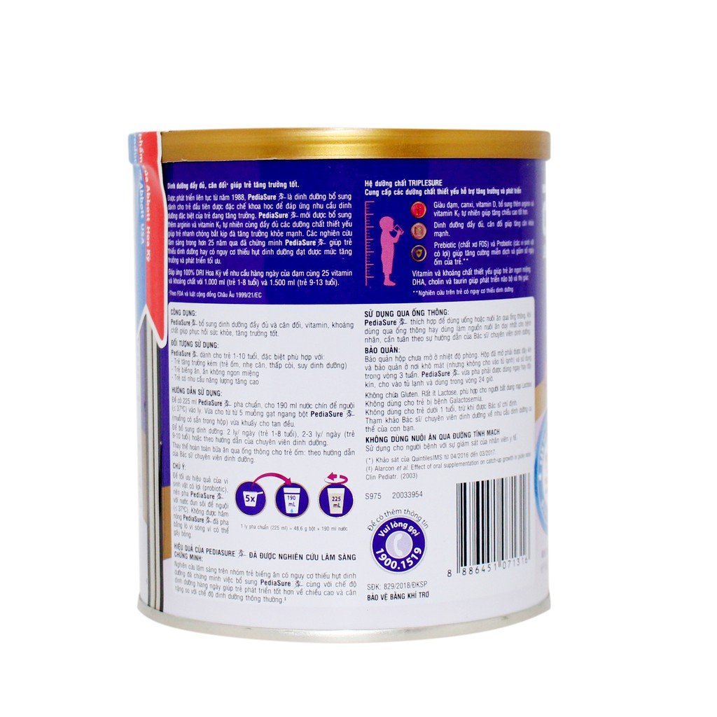 Sữa Pediasure 400g - Bổ Sung Dinh Dưỡng Cho Bé.