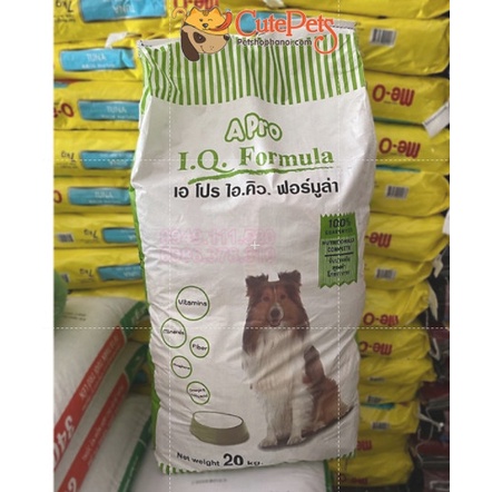 Thức ăn Hạt cho chó Apro IQ Xanh Tải 20kg dành cho chó mọi lứa tuổi -Petshophanoi