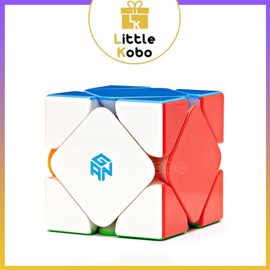 [Enhanced] Rubik Gan Skewb M Bản 32 Viên Nam Châm Dòng Cao Cấp Flagship Rubic Stickerless Biến Thể Skewb