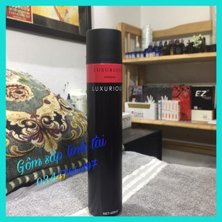 Gôm xịt tóc siêu giữ nếp 10-14h Luxurious hàng Nhật dành cho Nam & Nữ 400ml
