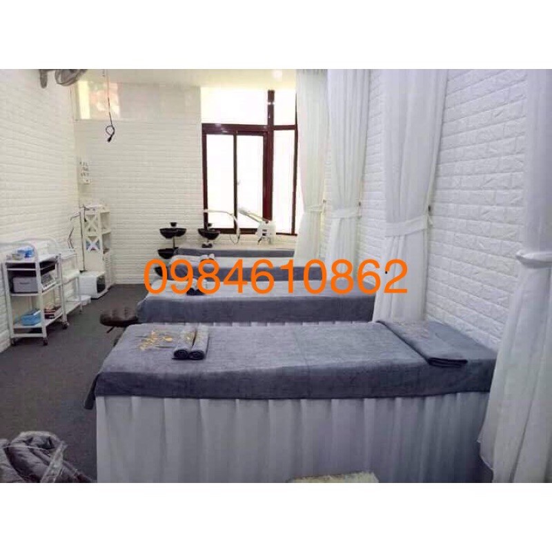 Khăn trải giường Spa kích thước 90cmx1,9m mềm mịn không ra lông trọng lượng 700g (chọn màu hình kế bên đánh số)