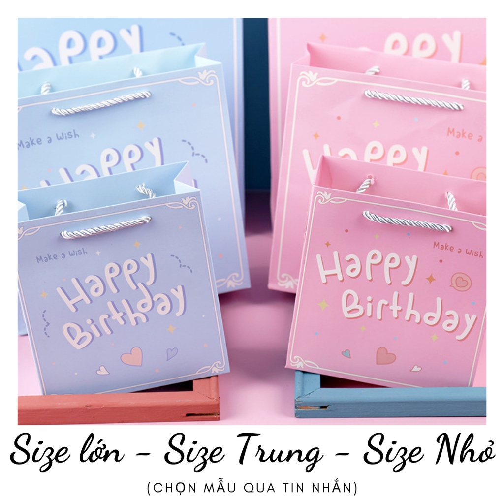 Túi Quà Happy Birthday 078849 ERASHOP - Tặng Sinh Nhật, Kỉ Niệm, Tặng Người Yêu, Thầy Cô, Bạn Bè, Rẻ Đẹp