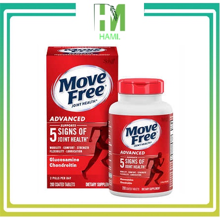 Viên Uống Bổ Khớp Move Free Advanced Joint Health 200 viên của Mỹ sale lỗ lấy 5sao