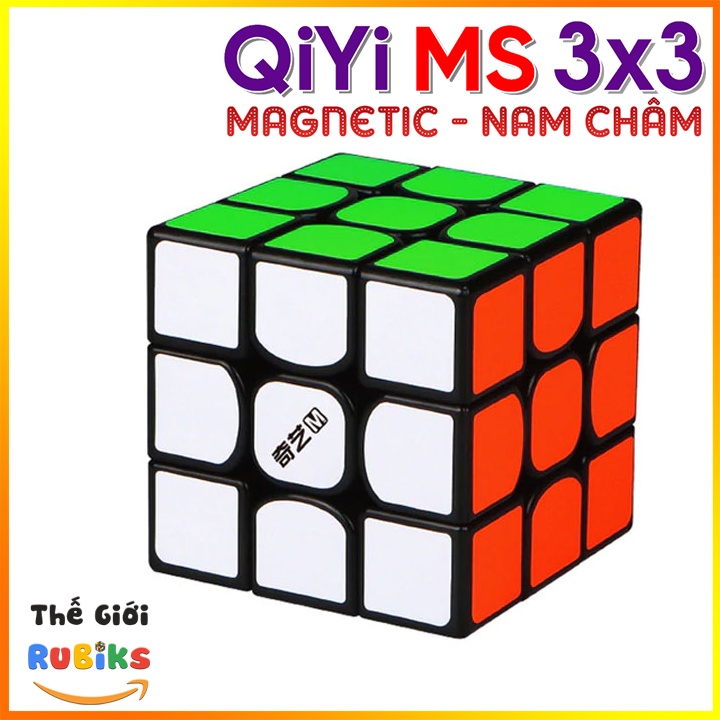 Rubik QiYi MS 3x3 Magnetic Có Nam Châm. Khối Lập Phương Rubic 3x3x3 3 Tầng Đồ Chơi Thông Minh