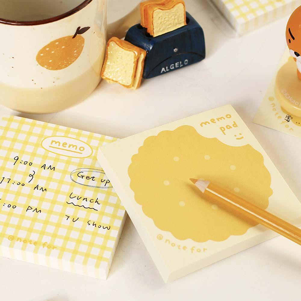 Set 100 Tờ Giấy Ghi Chú Họa Tiết Kẻ Sọc Đơn Giản