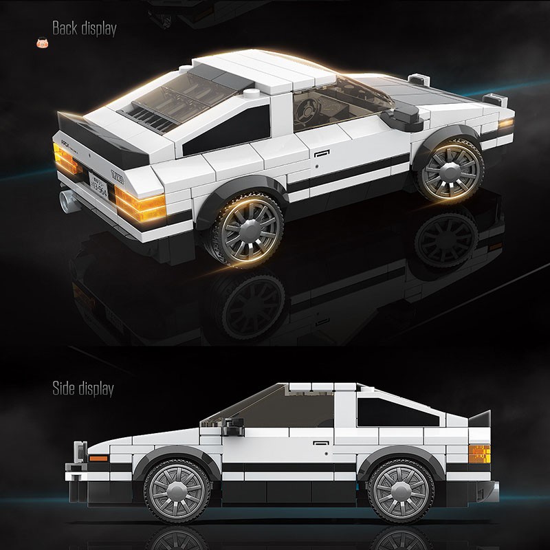 ✱✤Đồ Chơi Lắp Ráp Mô Hình Xe Đua Toyota AE86 8 Ô Độc Đáo