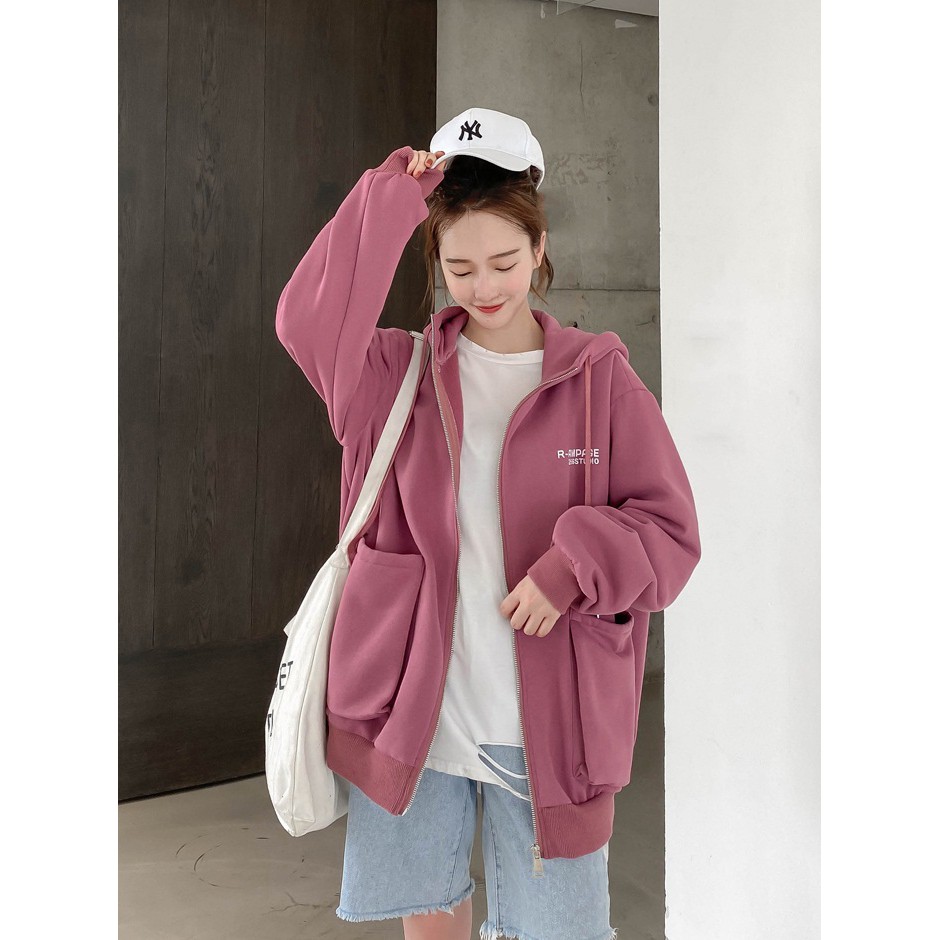 Áo Khoác Hoodie Form Rộng RAMPAGE Khóa Kéo Unisex Hot Trend - VIETCENTRE | BigBuy360 - bigbuy360.vn