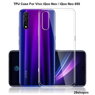 Ốp Vivo iQoo Neo 855 dẻo trong suốt (Loại đẹp)
