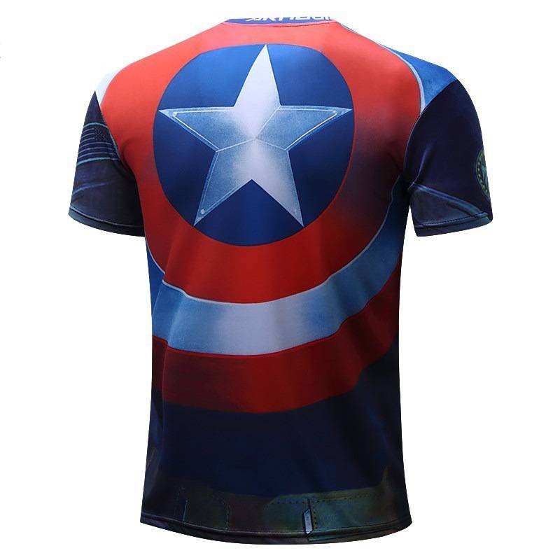 Áo Thun Tay Ngắn In Hình Iron Man Batman Plus Size