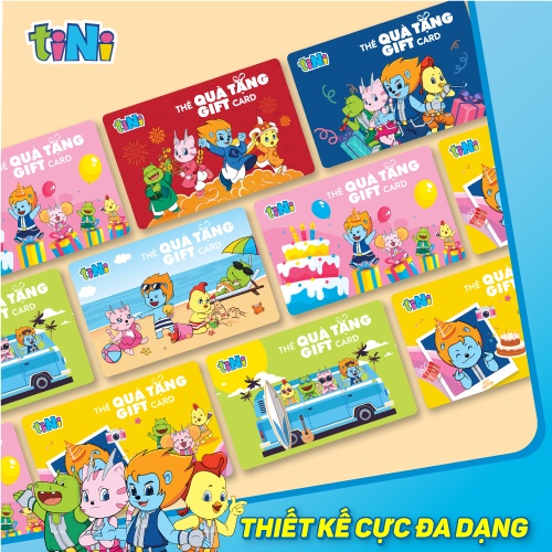 [Toàn Quốc] - Giftcode Thẻ Quà Tặng tiNi 500.000 VND- Dùng trong hệ thống tiNiWorld, tiNiStore, tiNiPark