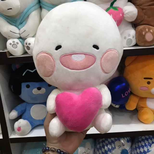 Gấu bông cute ôm tim