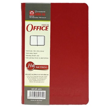 Sổ Da Kẻ Ngang H3 - H4 - H5 - H6 - H7 - H8 - H9 - A4 Hồng Hà Office ( MẪU NGẪU NHIÊN )