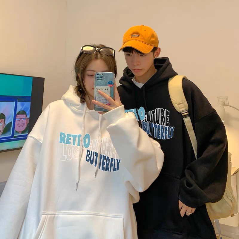 ÁO hoodie in chữ nam nữ freesize, chất nỉ phù hợp thu đông 2021. | BigBuy360 - bigbuy360.vn