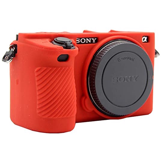 Bao Silicon Bảo Vệ Máy Ảnh Sony A6400 A6500 - Đỏ