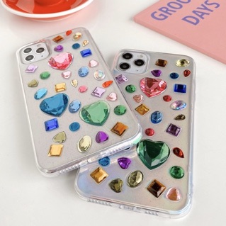 Ốp lưng hạt đá lấp lánh bling bling