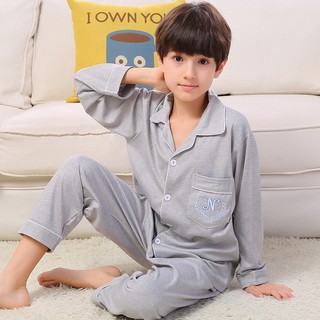 Bộ đồ ngủ vải cotton thời trang đáng yêu cho bé trai
