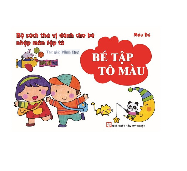 Sách - Màu Đỏ- Bé Tập Tô Màu