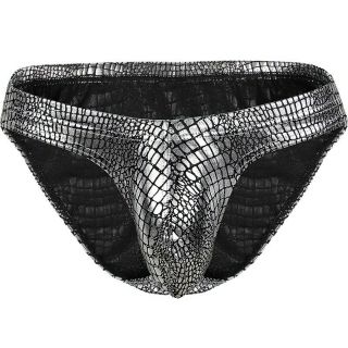 Quần lót nam sexy, quần lót nam phối da rắn gợi cảm LN076