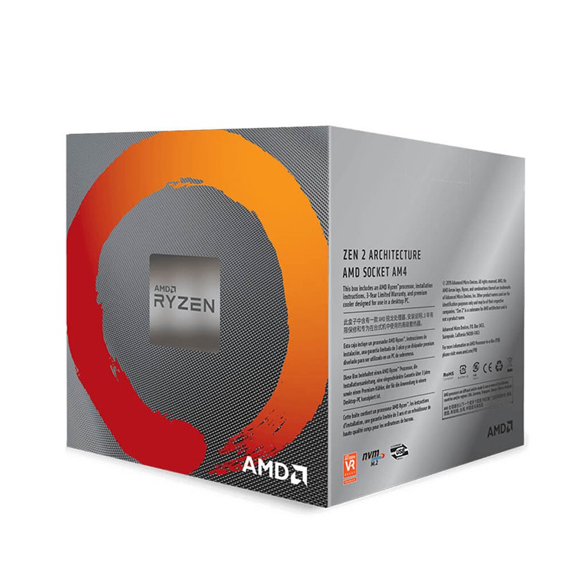 CPU AMD Ryzen 7 3700X (3.6GHz turbo up to 4.4GHz, 8 nhân 16 luồng, 32MB Cache, 65W)