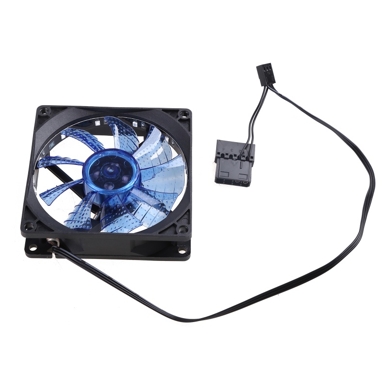 Ốp Quạt Tản Nhiệt LIDU1 90mm 9025 RGB 3 Pin RGB 12 LED Dành Cho Khung Gầm PC