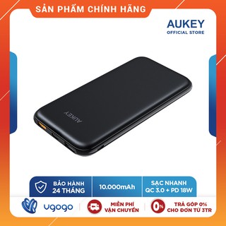 Pin Sạc Dự Phòng 10000mAh Aukey PB-Y13 Sạc nhanh QC 3.0- Hàng Chính Hãng