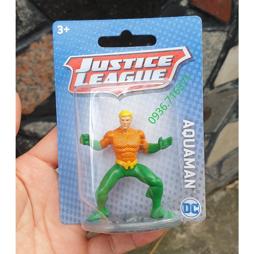 Mô hình nhân vật siêu anh hùng Justice League size mini hàng Mattel Canada
