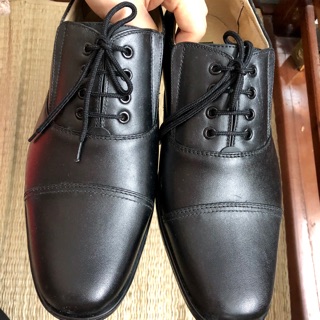 Giày da thật công sở giả buộc dây chính hãng cty