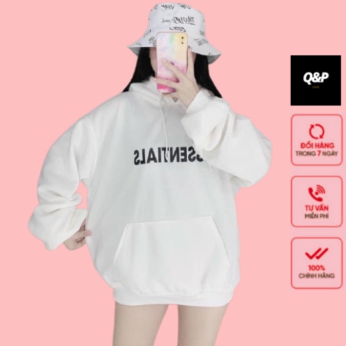 Áo hoodie nữ nam chất nỉ siêu dày, áo hoodie 6 phối màu hàng xịn,tốt,bền GZHD008 Store Q&amp;P