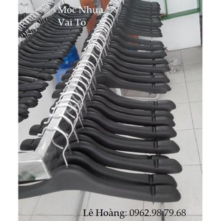 Móc Nhựa Vai To 100 Chiếc Treo Quần Áo Nữ