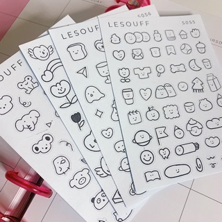 STICKER TRANG TRÍ PLANNER, BULLET JOURNAL - S054 - S057