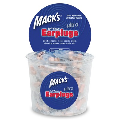 Nút bịt tai siêu chống ồn Mack’s hộp 100 đôi