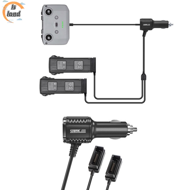 Bộ Sạc Pin 2 Trong 1 Trọng Lượng Nhẹ Tương Thích Với Dji Mavic 3 (Hai Đầu Ra 3 Chiều)