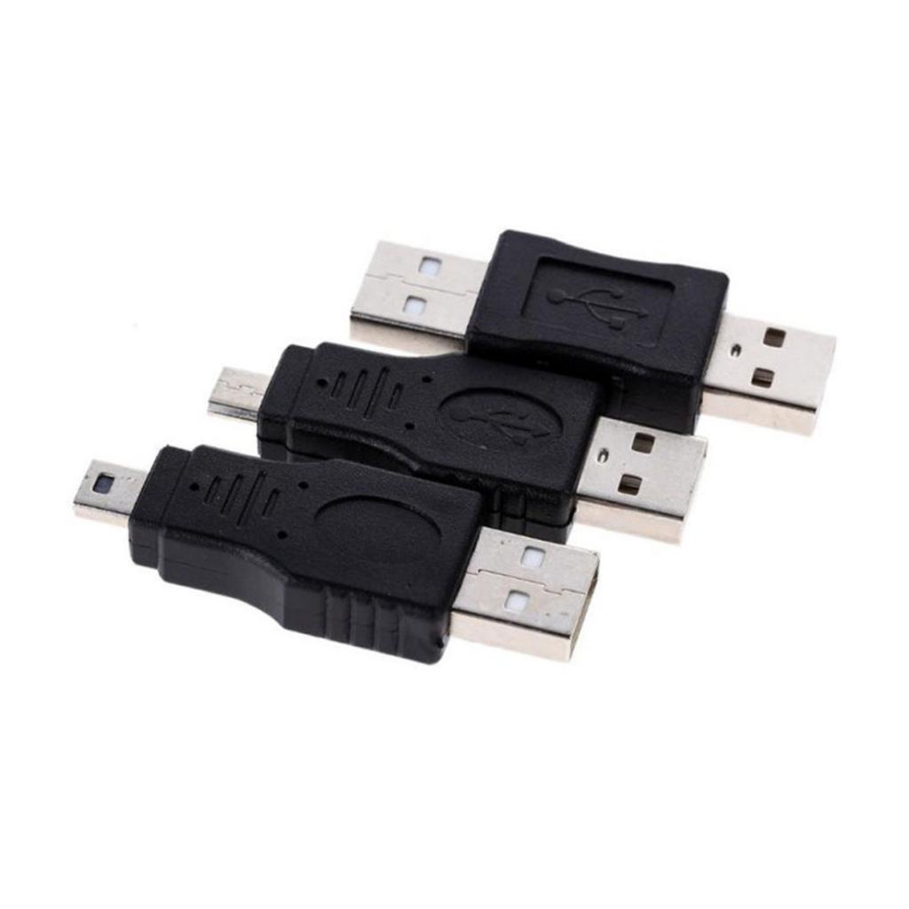 Set 12 Đầu Chuyển Đổi Otg Usb 2.0 A Male Sang Female Micro-B | BigBuy360 - bigbuy360.vn