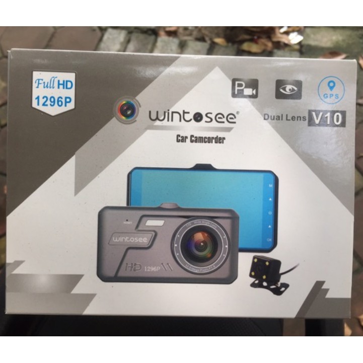 [TẶNG THẺ NHỚ 32GB] CAMERA HÀNH TRÌNH WINTOSEE 4 INCH V10 FULL HD 1296P. | BigBuy360 - bigbuy360.vn