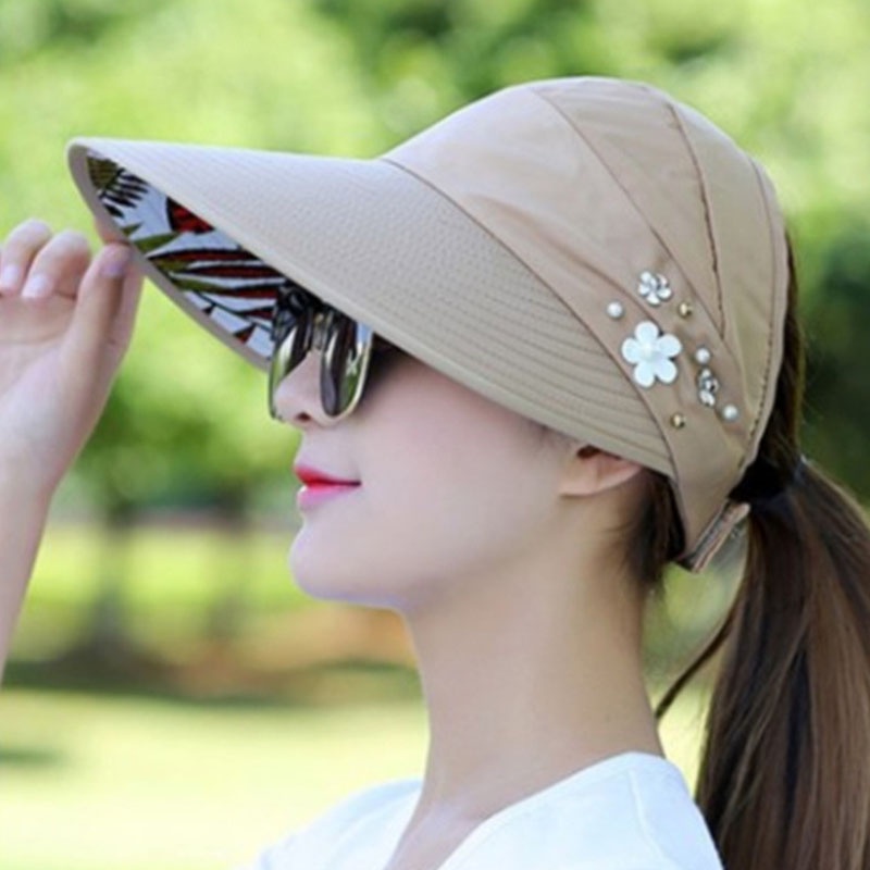 Nón rộng vành chống tia uv cho tiện lợi nữ