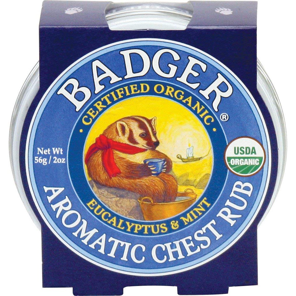 Dầu bôi ấm ngực cho con organic hữu cơ sạch Badger ( 56g )