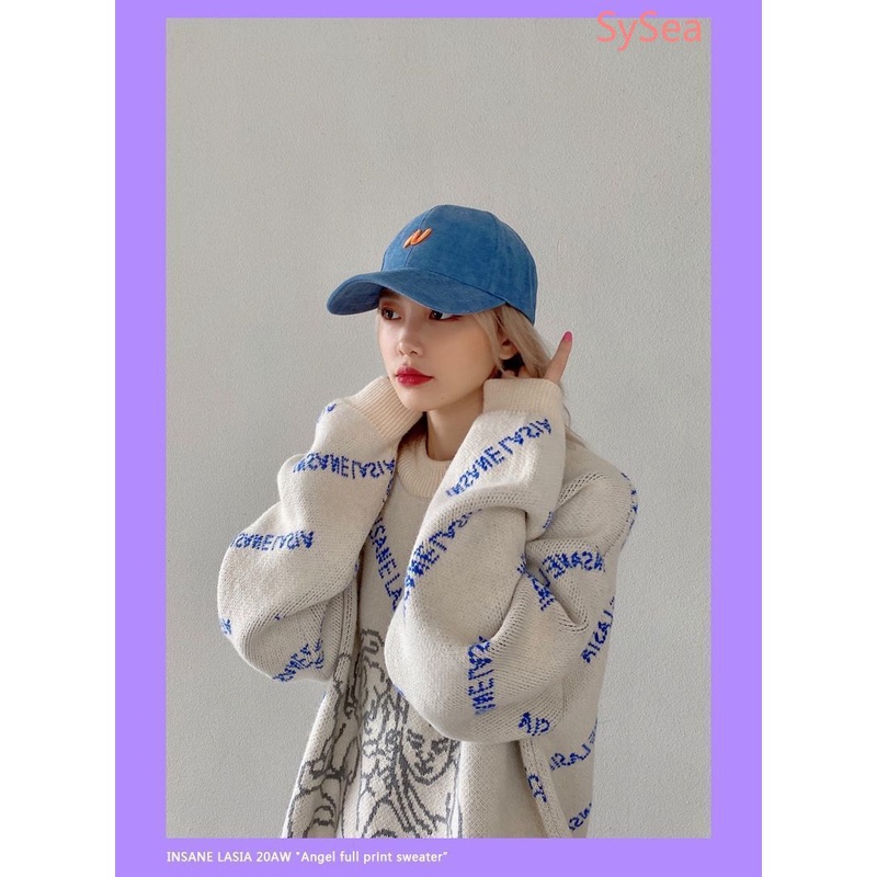 Plus Áo Sweater Dáng Rộng Phong Cách Thời Trang Hàn Quốc Cho Nữ