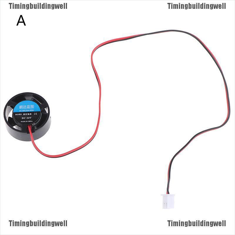 Quạt Tản Nhiệt Tròn Mini 25.5x10mm 5V 9V 12V 24V Cho Đèn LED / Máy Tính