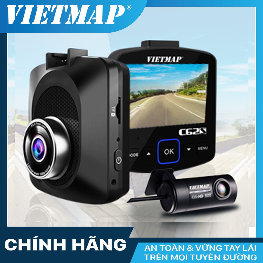 Camera hành trình VIETMAP C62S cho xe ô tô + thẻ nhớ 32/64/128 GB Class 10 | BigBuy360 - bigbuy360.vn