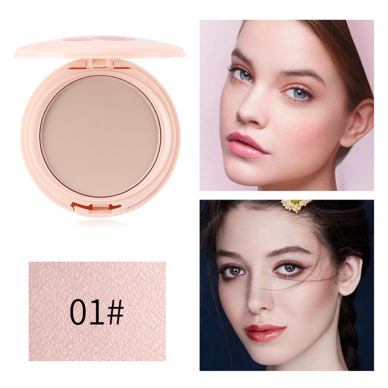 [Hàng mới về] Phấn che khuyết điểm có chất lì che phủ lỗ chân lông làm sáng tông màu da dành cho trang điểm mặt