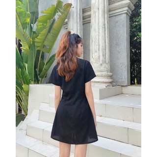 JANET STUDIO • Đầm form chữ A cổ danton