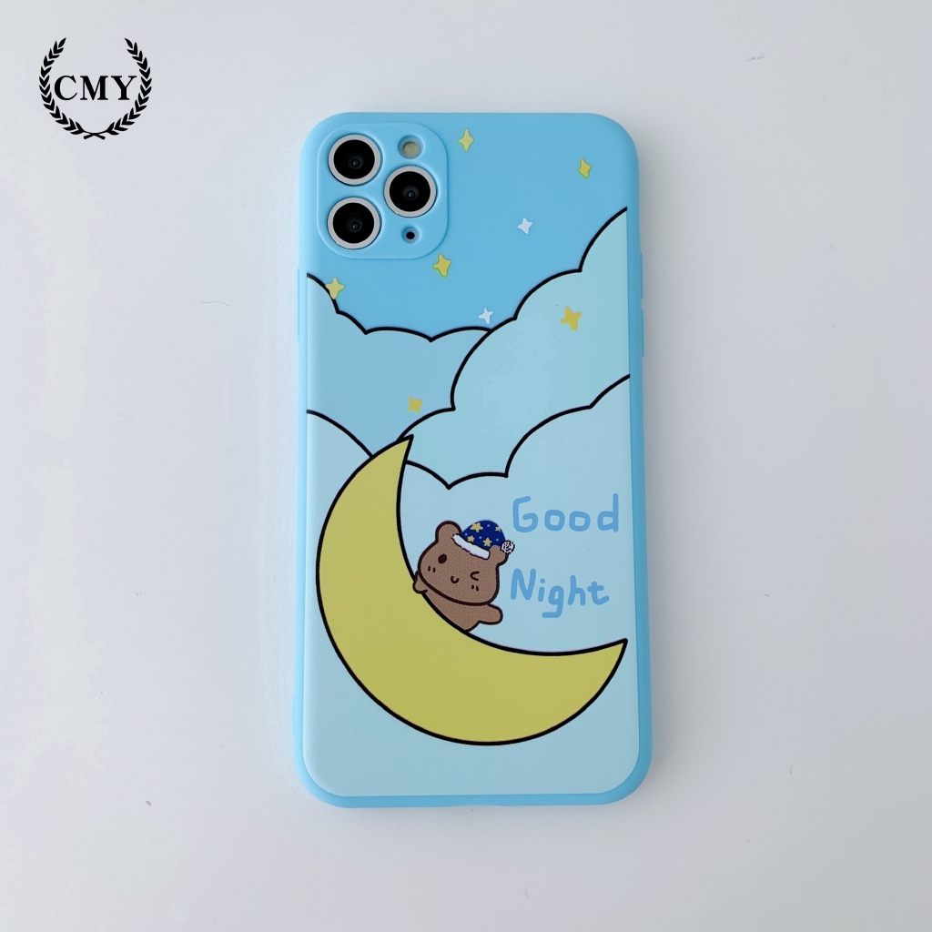 Ốp điện thoại họa tiết gấu hoạt hình dễ thương cho iPhone11/11Pro 11pro Max X XR XS XS MAX 7 8 Plus SE | BigBuy360 - bigbuy360.vn