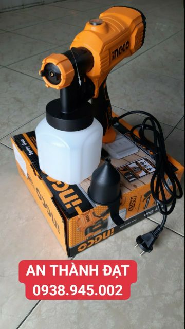 MÁY PHUN SƠN DẦU 450W XÀI ĐIỆN INGCO&lt;br&gt;MODEL:SPG3508