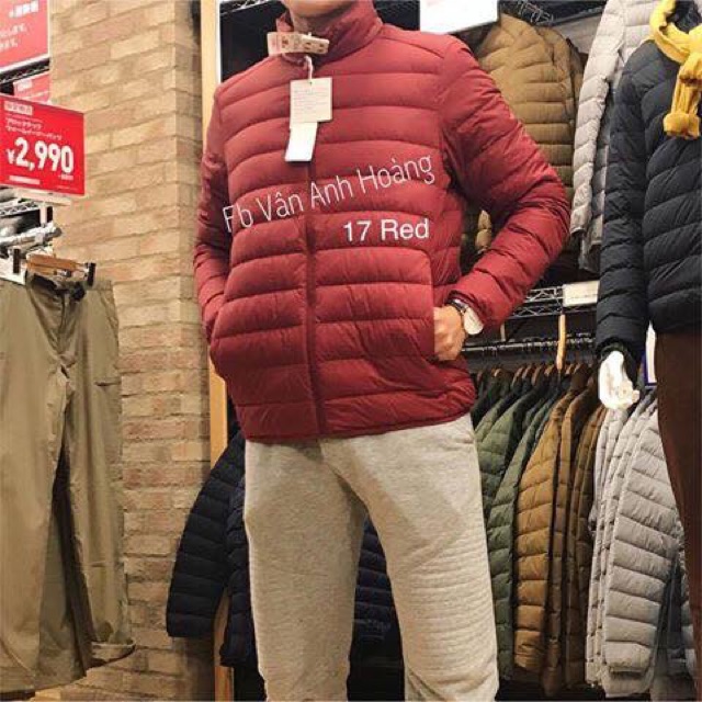 Áo lông vũ nam uniqlo chuẩn auth
