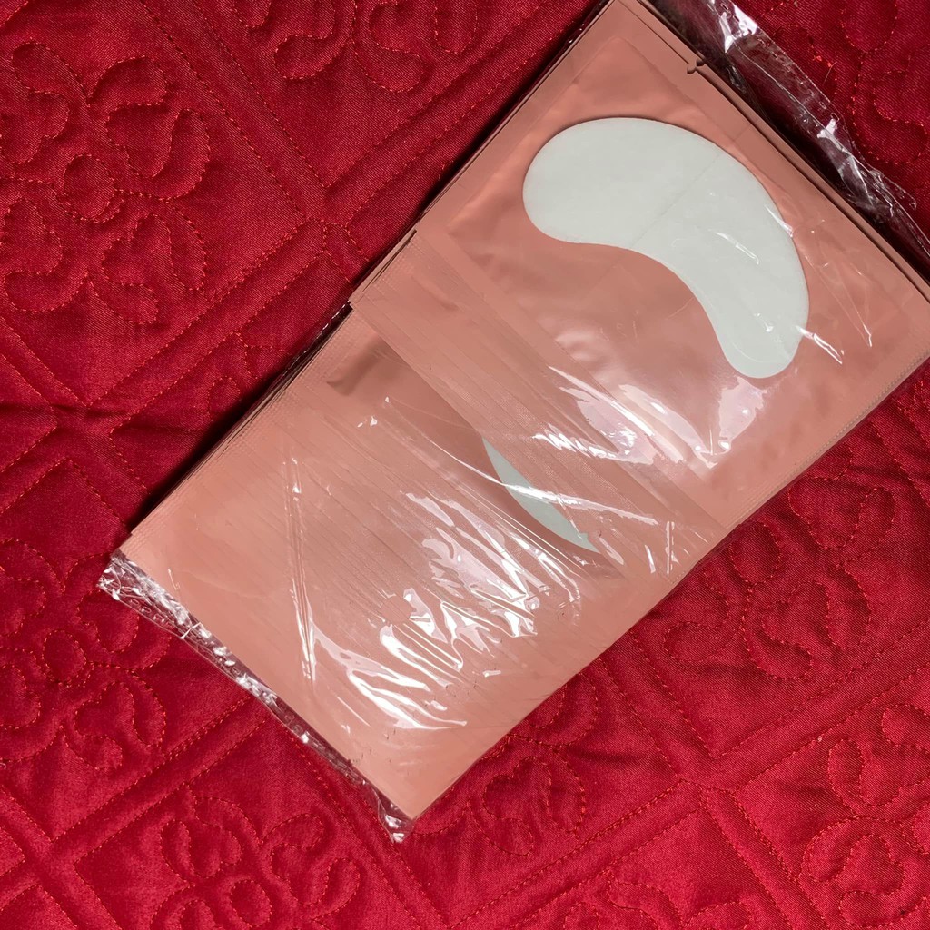 Túi 50 miếng gel patch dán mi mắt.