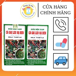 Giải độc gan cà gai leo - xạ đen milk thistle 60 viên - giúp bổ gan, giải độc gan.