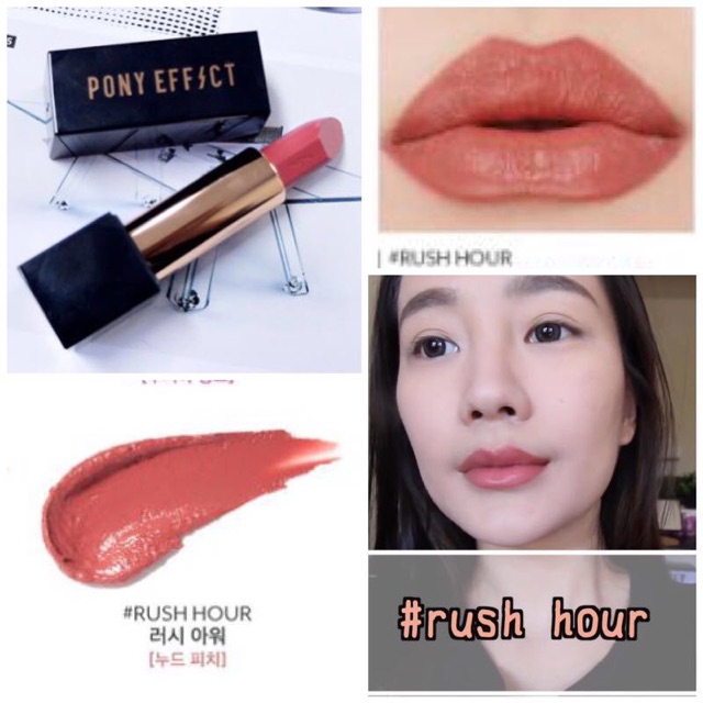 (Tặng set cọ 5 cây) Thanh lý son Pony Effect tông đỏ và hồng đất các màu cực đẹp