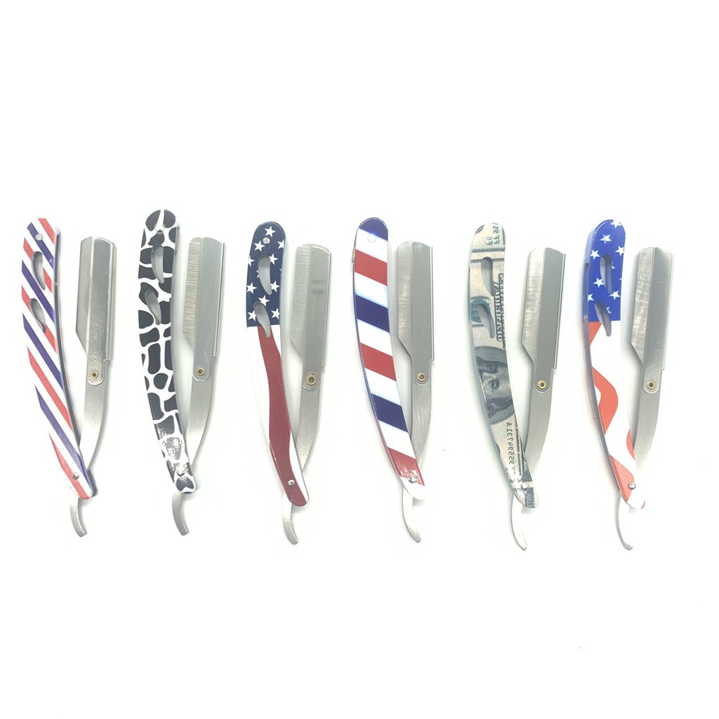 cán dao cạo barber bằng thép không gỉ