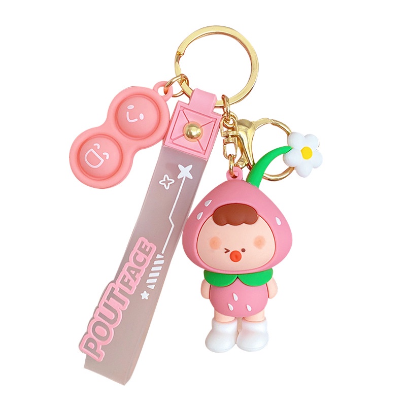 Móc Khóa Hình Hoạt Hình Sáng Tạo Dễ Thương